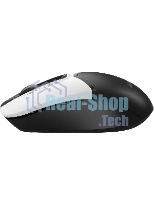 Мышь беспроводная A4Tech Fstyler FG12 белый/черный, 1200 dpi, радиоканал, USB, кнопки - 3