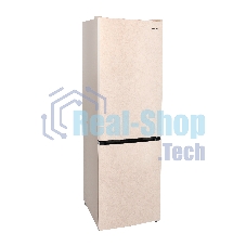 Холодильник Smile SRF348BGT бежевый мрамор двухкамерный 215/95 л морозилка снизу, No Frost