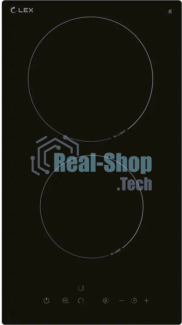 Электрическая варочная панель LEX EVH 320B BL Hi-Light, независимая, черный