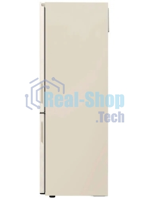 Холодильник LG GC-B459AEMW бежевый двухкамерный 234/110л морозилка снизу, No Frost