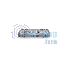 Плита настольная электрическая Centek CT-1509 Siberia коричневый, 2 кВт, ТЭН, конфорки - 2, эмаль, поворотные переключатели