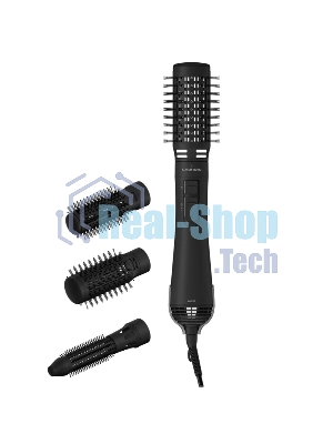 Фен-щетка Grundig HS 7082 черный, 1100 Вт, ионизация, 30/40/50 мм