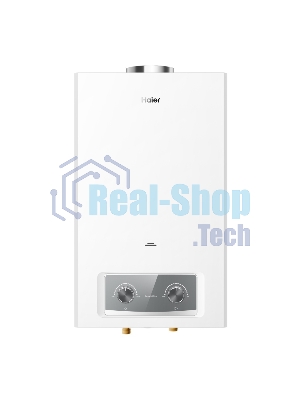 Водонагреватель газовый проточный Haier AquaJet Eco 10 AM белый, проточный, 10 л/мин, 20 кВт