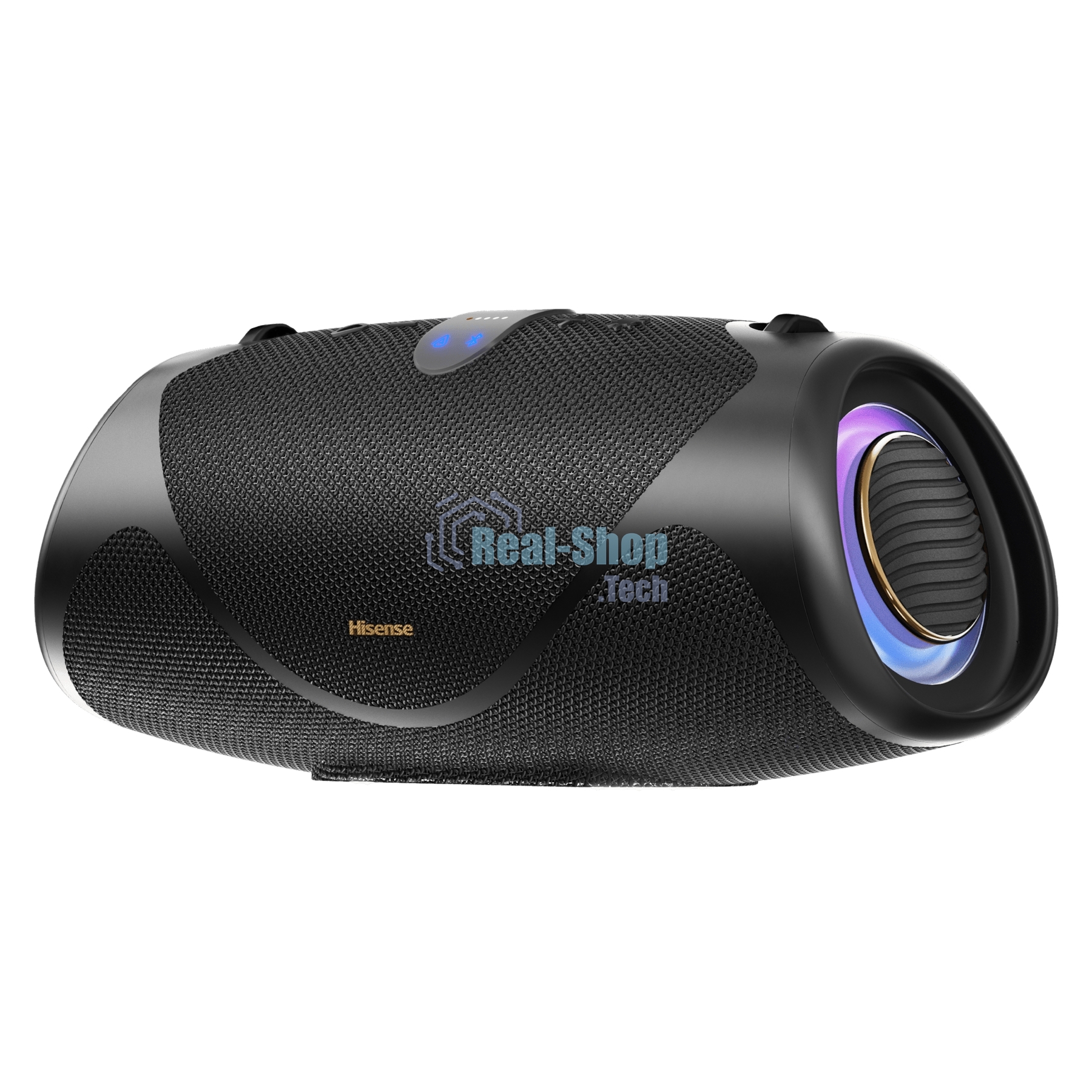 Портативная колонка Hisense WEBOOM черный 70W 2.2 BT/3.5Jack/USB