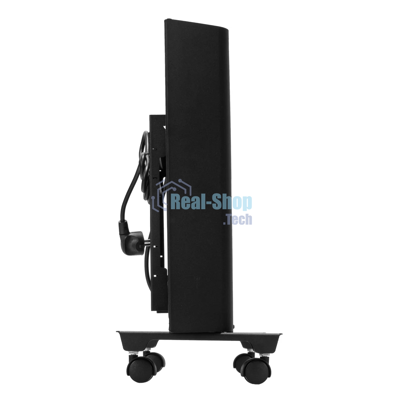 Конвектор Denzel XCE-2000B черный, 2000 Вт, 25 м2, термостат