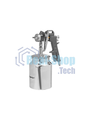 Краскопульт пневматический Matrix с нижним бачком v=10k + сопладиаметром 1.2 1.5 и 1.8мм