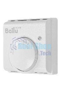 Комплект обогреватель инфракрасный Ballu BIH-GTW-0.8 + BMT-1 белый, 800 Вт, 16 м2, термостат