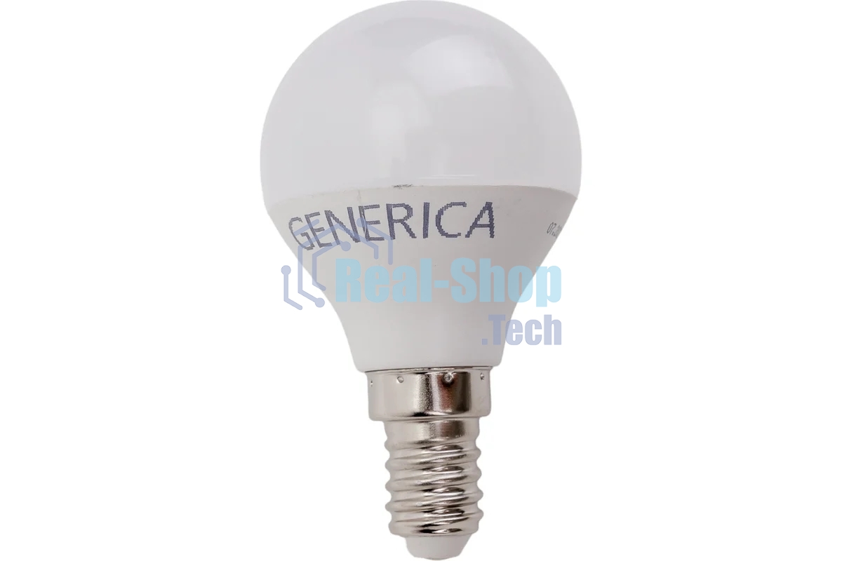 Лампа светодиодная GENERICA LL-G45-10-230-30-E14-G G45 10 Вт шар 3000К E14 230В