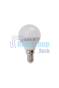 Лампа светодиодная GENERICA LL-G45-10-230-30-E14-G G45 10 Вт шар 3000К E14 230В
