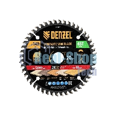Пильный диск по ламинату Denzel ф140 х 20 мм, 48 зубьев 733817