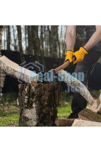 Топор кованый Denzel 900 г, американский тип, буковая рукоятка, 430мм, EFP