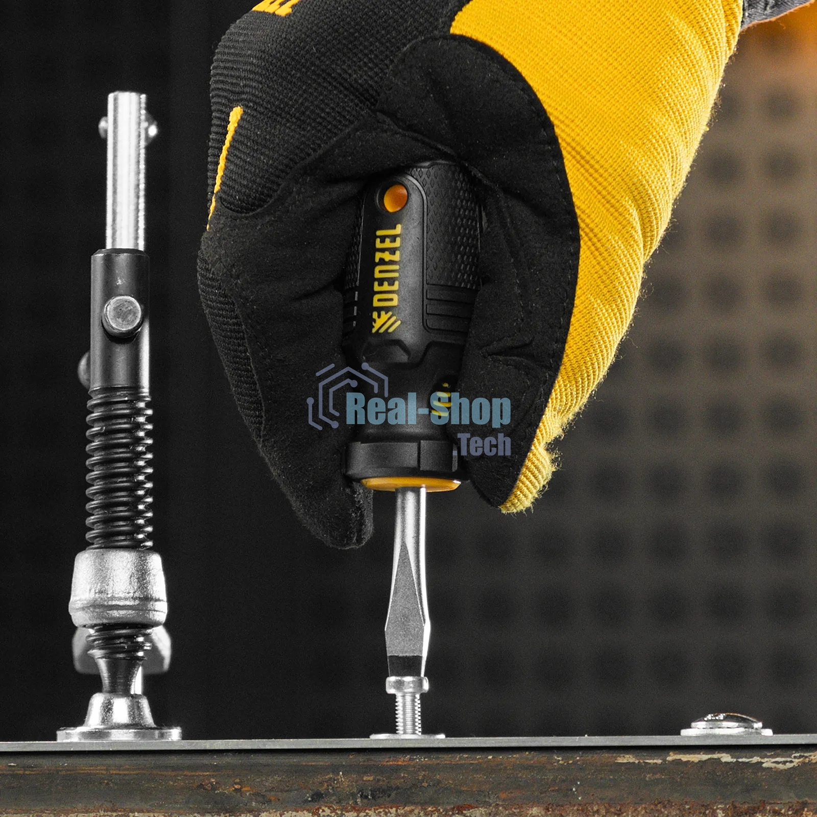 Набор отверток на полке Denzel 8 шт., PH+SL, S2, 3к рукоятка