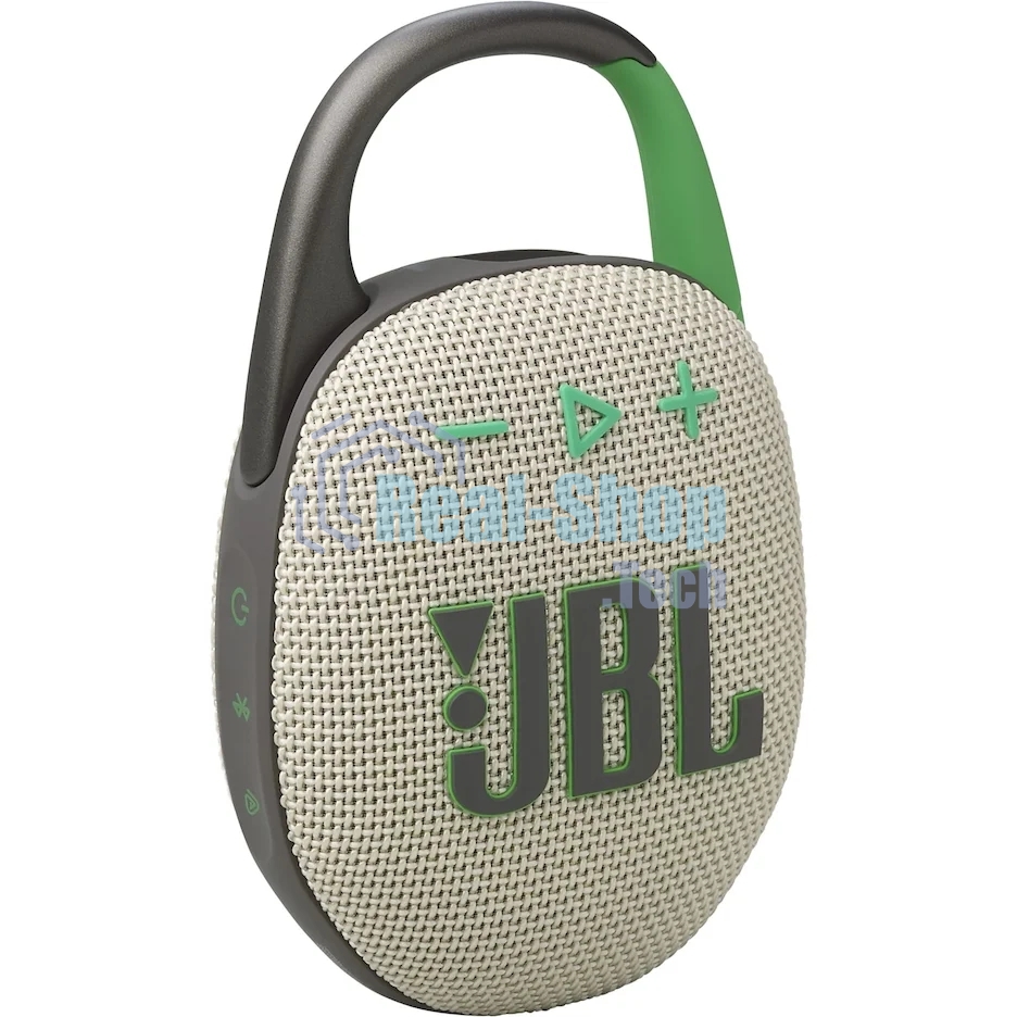 Колонка портативная JBL Clip 5 песочный 7W Mono BT 10м 1400mAh