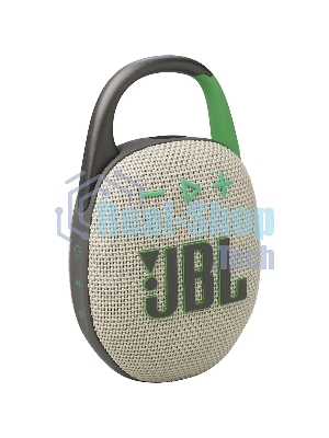 Колонка портативная JBL Clip 5 песочный 7W Mono BT 10м 1400mAh