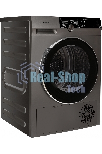 Сушильная машина Weissgauff WD 599 DC Inverter Heat Pump серебристый, 9 кг, сушка - тепловой насос, программ - 14, 59.5 x 84.5 x 64 см