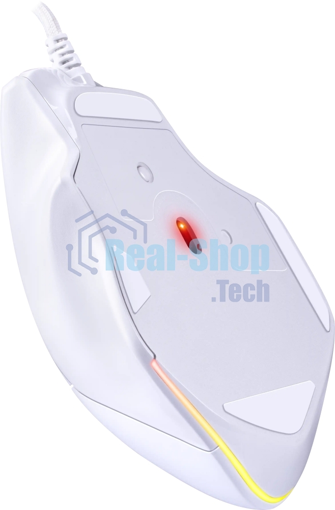 Мышь проводная REDRAGON Bullseye белый, 12400 dpi, USB, кнопки - 8