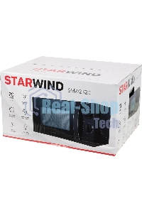 Микроволновая печь Starwind SMW2320 черный, 20 л, 700 Вт, переключатели - поворотный механизм