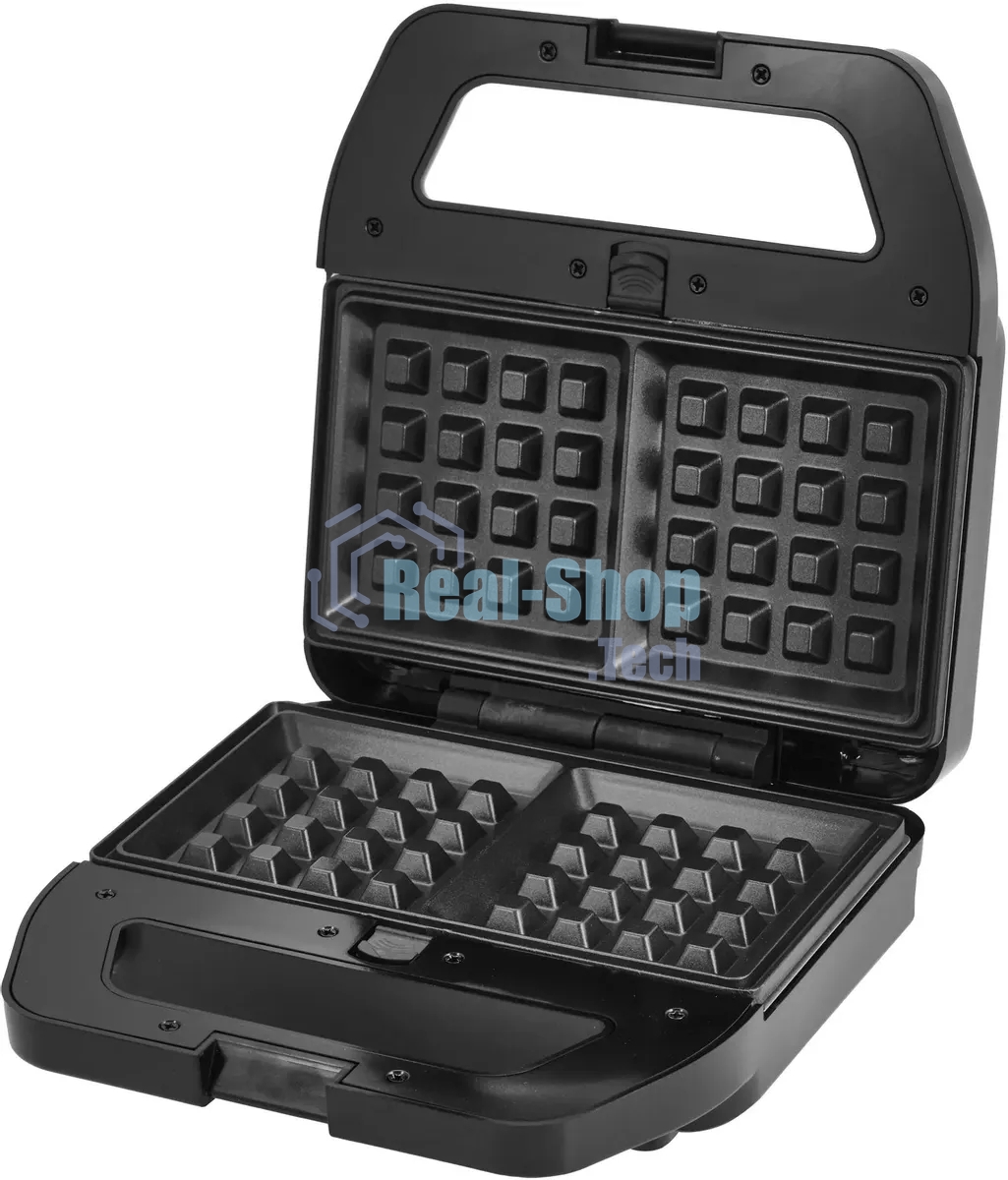 Вафельница Vitek VT-2626 850Вт черный/серебристый