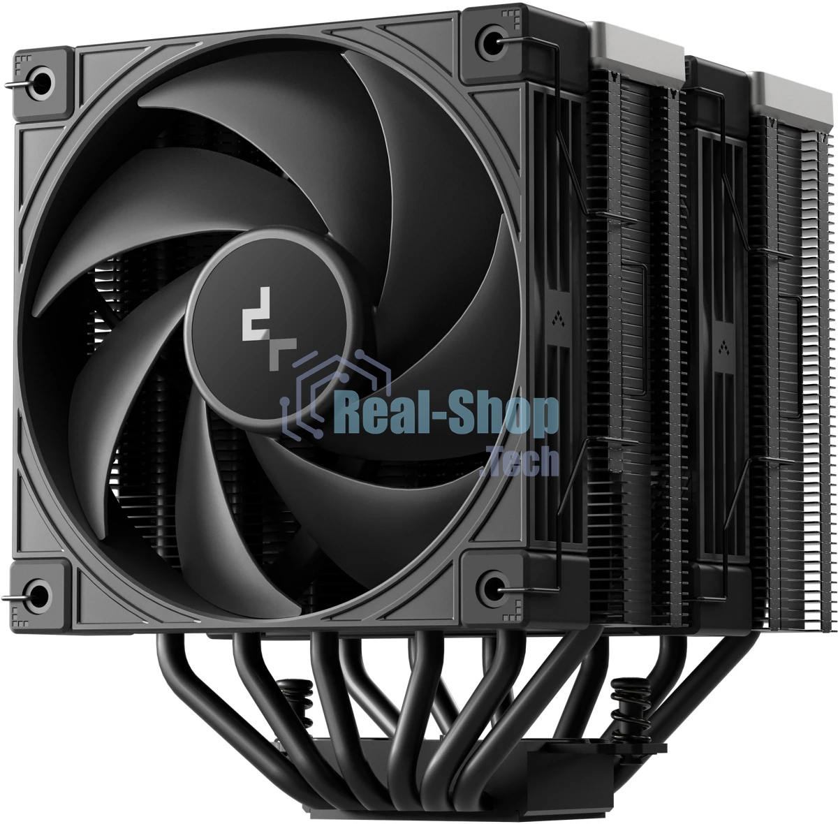 Кулер для процессора DEEPCOOL AK620 G2 DIGITAL NYX LGA1851/1700/1200/115X/AM5/AM4 (8шт/кор, TDP 260W, PWM, DUAL Fan 120мм, 6 тепл. трубок, Copper Base, черный) RET (R-AK620G2-BKNNMN-GJD-1)