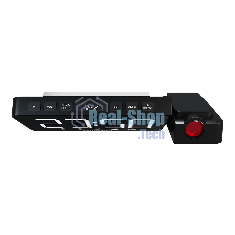 Радиобудильник SoundMax SM-1539(черный с белым)