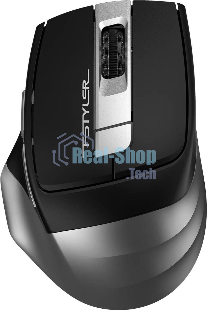 Мышь беспроводная A4Tech Fstyler FB35 серый, 2000 dpi, радиоканал, Bluetooth, USB, кнопки - 6