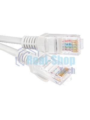 Патч-корд CCA light UTP Гарнизон PC-UTP-5e-1-B cat.5e, 1.5м, литой, многожильный серый