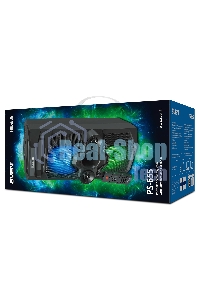 Мобильные колонки SVEN PS-655 2.0 черные (2x25W, mini Jack, USB Type-C, USB flash, Bluetooth, FM, micro SD, ПДУ, LED экран, 4400 мA, RGB подсветка)