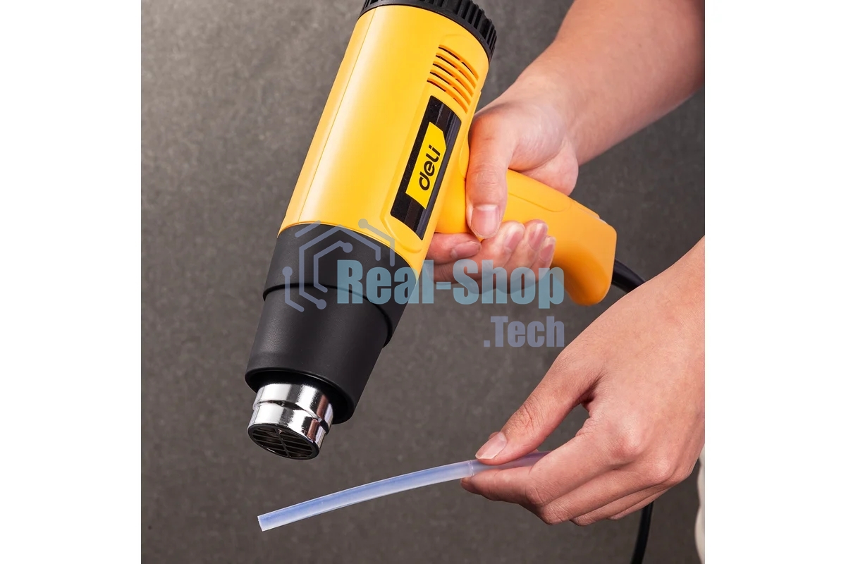 Фен технический Deli DL391202 (2000Вт, рабочая температура 100...650 град.)