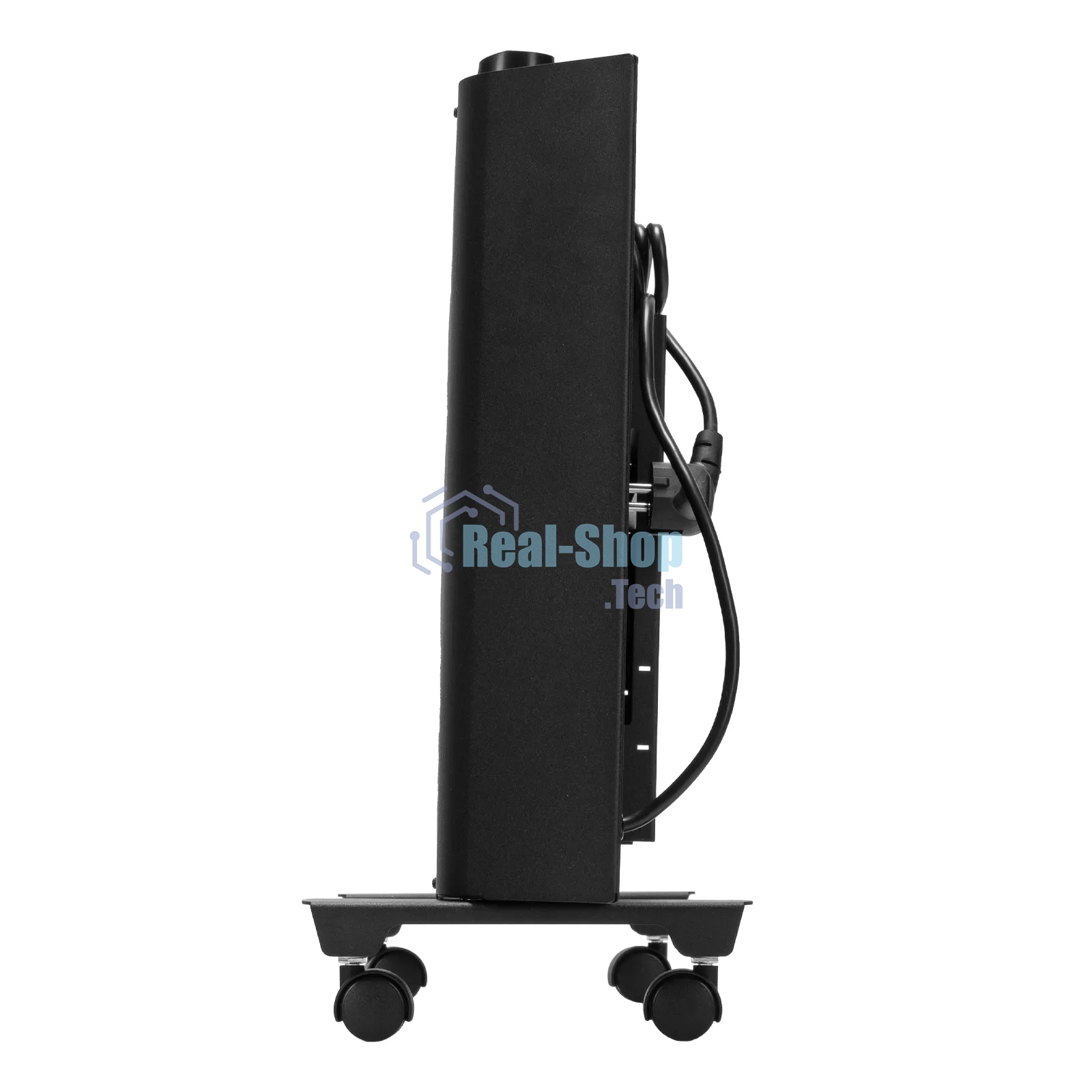 Конвектор Denzel XCE-2000B черный, 2000 Вт, 25 м2, термостат