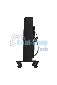 Конвектор Denzel XCE-2000B черный, 2000 Вт, 25 м2, термостат