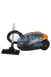 Пылесос Vitek VT-1819 (MC) серый/оранжевый, 400/1400 Вт, уборка сухая, пылесборник мешок 3 л