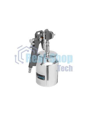 Краскопульт пневматический Matrix с нижним бачком v=10k + сопладиаметром 1.2 1.5 и 1.8мм