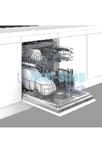 Встраиваемая посудомоечная машина Hotpoint HI 5D85 DW, серый, 59.8 см, 15 компл., 44 дБ, класс A