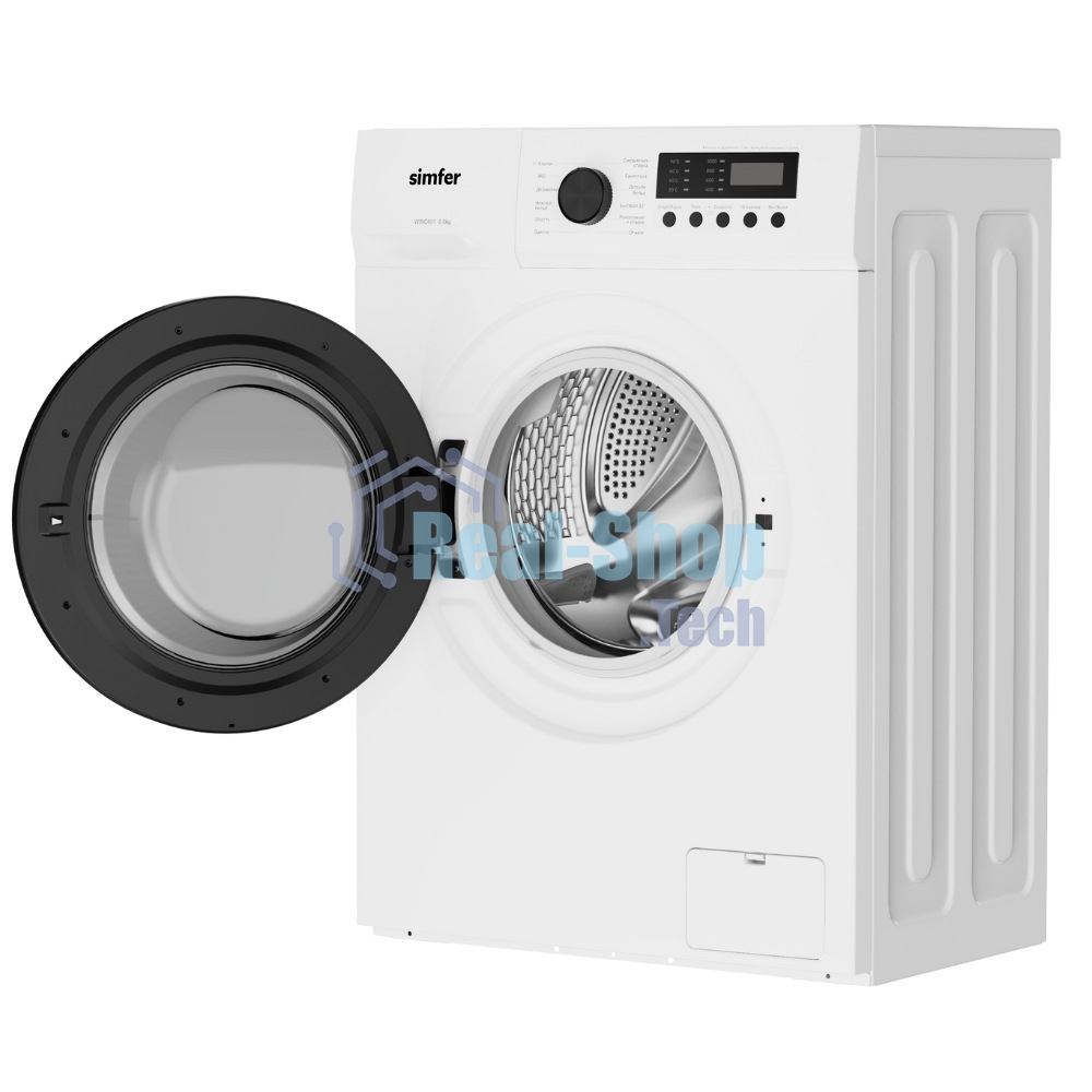 Стиральная машина Simfer WWC601 белый, загрузка фронтальная 6 кг, 1000 об/мин, класс: А++