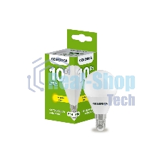Лампа светодиодная GENERICA LL-G45-10-230-30-E14-G G45 10 Вт шар 3000К E14 230В