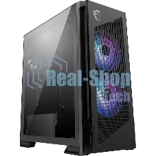 Компьютерный корпус MSI MPG VELOX 300R AIRFLOW PZ, Global, 2xUSB 3.2 Gen 1, 1xUSB 3.2 Gen2 Type-C,2x160мм ARGb Fan, 1x120мм