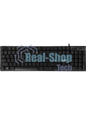 Комплект клавиатура+мышь Defender Aura MKP-117 проводной, USB, 2400 DPI, черный