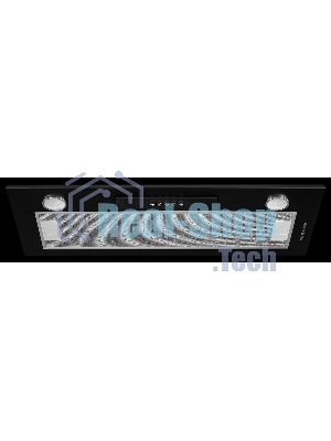 Вытяжка встраиваемая Kuppersberg Inlinea 70 BX черный/нержавеющая сталь, 70 см, 1300 куб. м/ч, 41 дБ