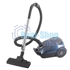 Пылесос Endever SkyClean VC-252 синий/серый, 350/1800 Вт, уборка сухая, пылесборник мешок 2.5 л