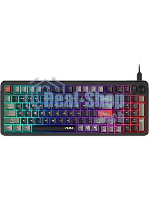 Клавиатура MSI Forge GK110 проводная, USB Type-A, чёрный