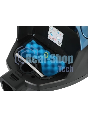 Пылесос Samsung VC18M31A0HU/EV голубой/черный, 380/1800 Вт, уборка сухая, пылесборник контейнер 2 л