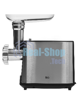 Мясорубка электрическая BQ MG1000 черный, 2100 Вт, 2.4 кг/мин, реверс, защита от перегрузки, насадки - 7