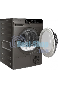 Сушильная машина Weissgauff WD 599 DC Inverter Heat Pump серебристый, 9 кг, сушка - тепловой насос, программ - 14, 59.5 x 84.5 x 64 см