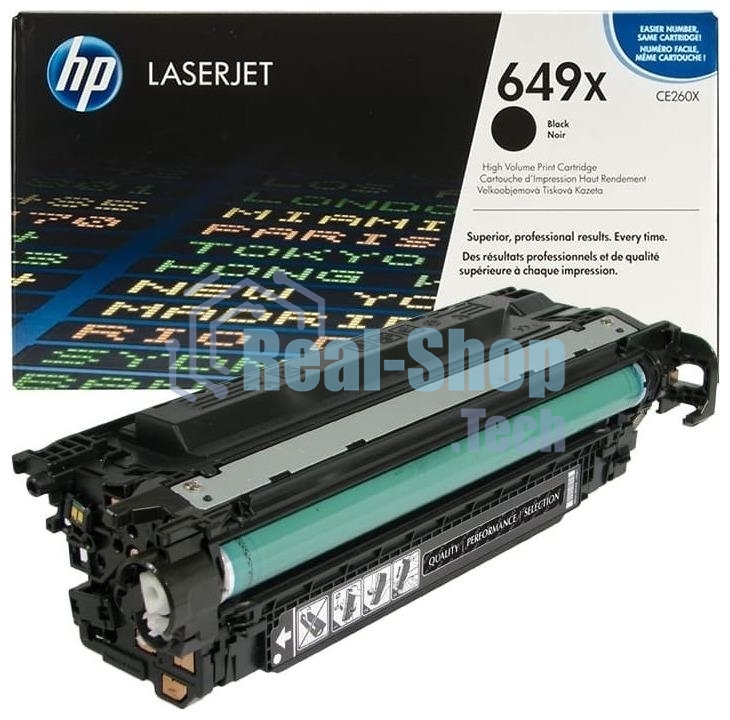 Картридж лазерный HP CE260X черный для CLJ CP4525 17000 стр.