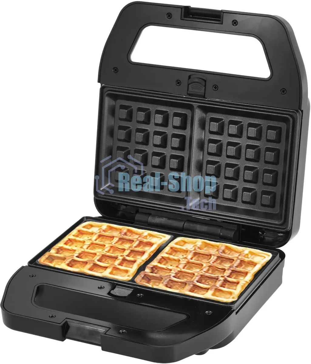 Вафельница Vitek VT-2626 850Вт черный/серебристый