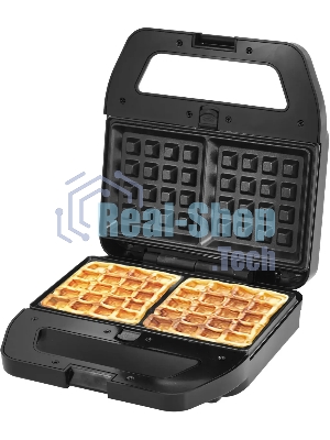 Вафельница Vitek VT-2626 850Вт черный/серебристый