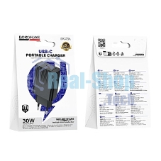 Сетевое зарядное устройство BOROFONE (6941991122811) BAS75A 1Type-C 3.0A PD 30W черный