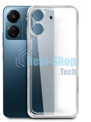 Чехол (клип-кейс) BoraSCO для Xiaomi Redmi 13C Silicone Case прозрачный (72840)