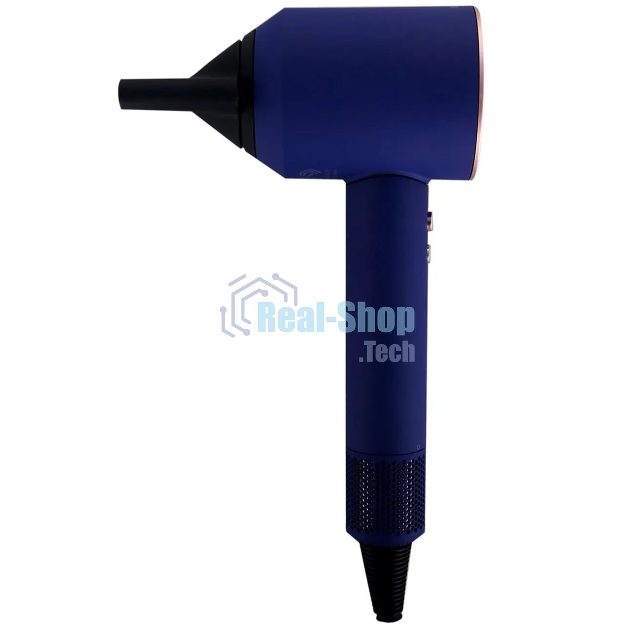 Фен Dyson HD07 синий/медный, 1600 Вт, компактный, ионизация