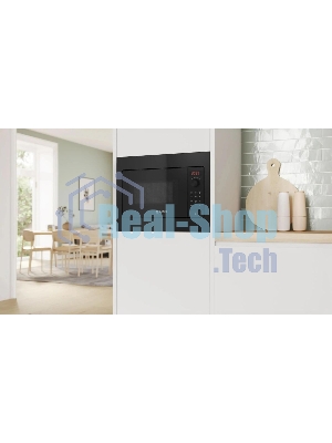 Микроволновая печь Bosch BFL523MB4 черный (встраиваемая)
